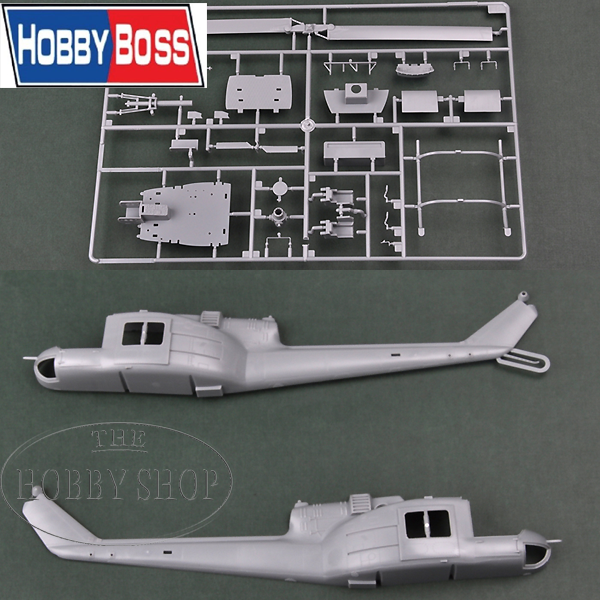 Hobby Boss 1/48 UH-1C Huey Helicopter (2 decal sets)