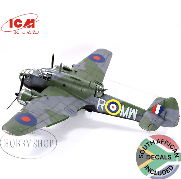 ICM 1/48 Bristol Beaufort Mk.I WWII British Dominions Air Force includes SAAF Decals