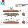 I love Kit 1/200 Japanese Battleship Mikasa 1905 I love Kit 1/200 Japanese Battleship Mikasa 1905