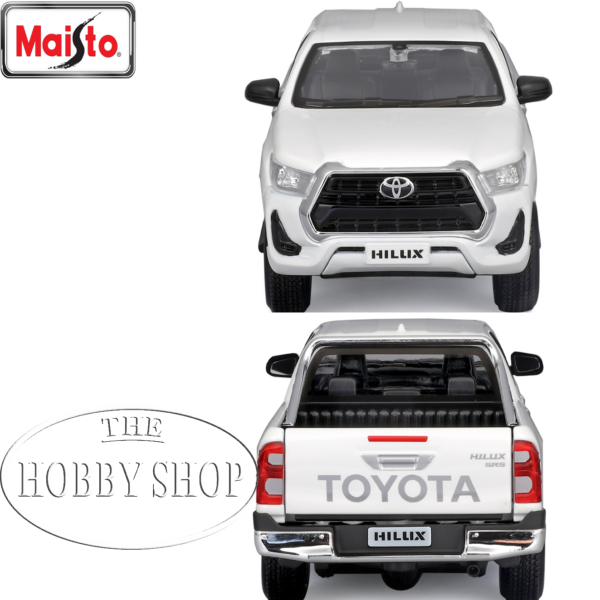 Maisto 1/27 Toyota Hilux Bakkie (White)
