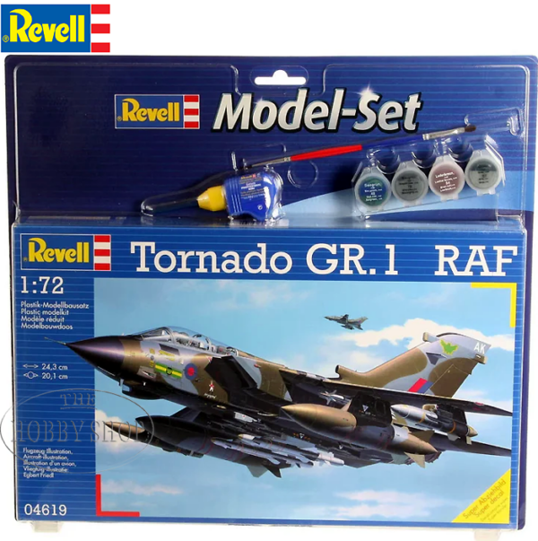 Revell 1/72 Tornado GR.1 RAF Starter Set (Includes paint. glue & brush)
