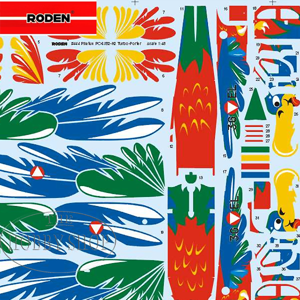 Roden 1/48 Pilatus PC-6/B1-H1 Turbo-Porter