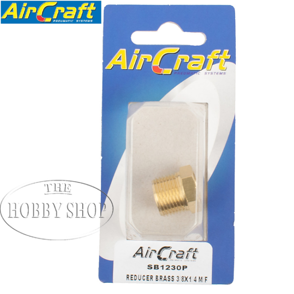 Air Craft Reducer Brass 3/8 x 1/4 M/F