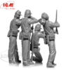 ICM 1/35 American Civil War Union Infantry  (x4)