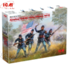 ICM 1/35 American Civil War Union Infantry Set #2 (x4)
