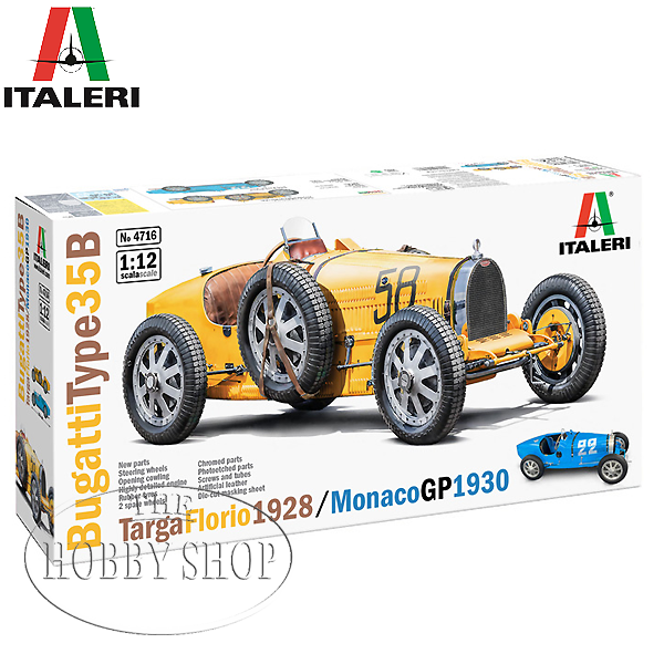 Italeri 1/12 Bugatti Type 35B 2 versions
