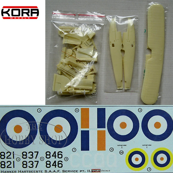 LF Models 1/72 Hawker Hartebees East Africa Campaign Resin Kit with SAAF Decals LF Models 1/72 Hawker Hartebees East Africa Campaign Resin Kit with SAAF Decals