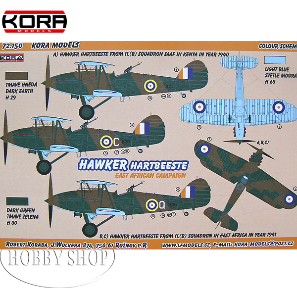LF Models 1/72 Hawker Hartebees East Africa Campaign Resin Kit with SAAF Decals LF Models 1/72 Hawker Hartebees East Africa Campaign Resin Kit with SAAF Decals