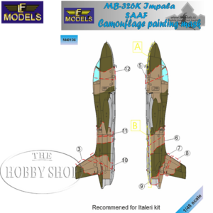 1/48 MB 326K Impala SAAF Camouflage Painting