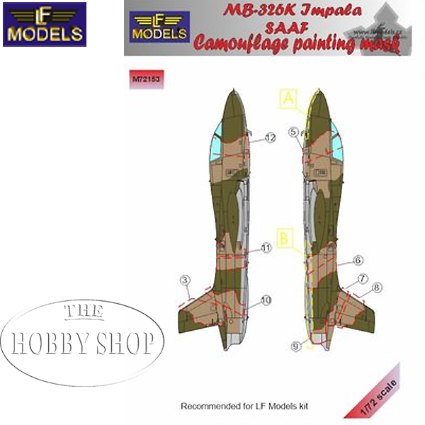 1/72 MB 326K Impala SAAF Camouflage Painting