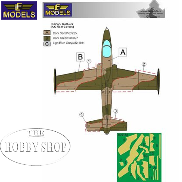 LF Models 1/72 MB 326K Impala SAAF Camouflage Painting