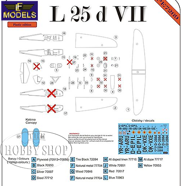 LF Models 1/72 L 26d VII Sports & Training Plane LF Models 1/72 L 26d VII Sports & Training Plane