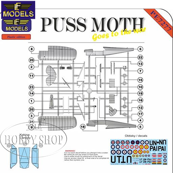 LF Models 1/72 DH 80A Puss Moth Goes To War