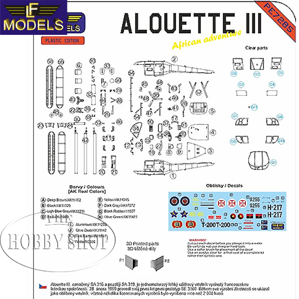 LF Models 1/72 Alouette III African Adventure with SAAF Decals