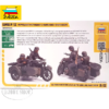 Zvesda 1/35 WWII Motorcycle with Sidecar and Crew