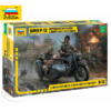Zvesda 1/35 WWII Motorcycle with Sidecar and Crew