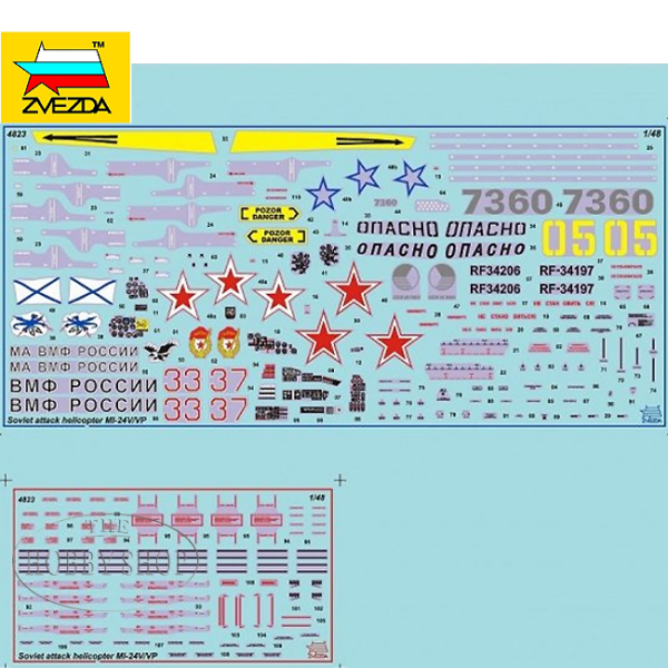 Zvezda 1/48 MIL-MI-24 V/VP Hind