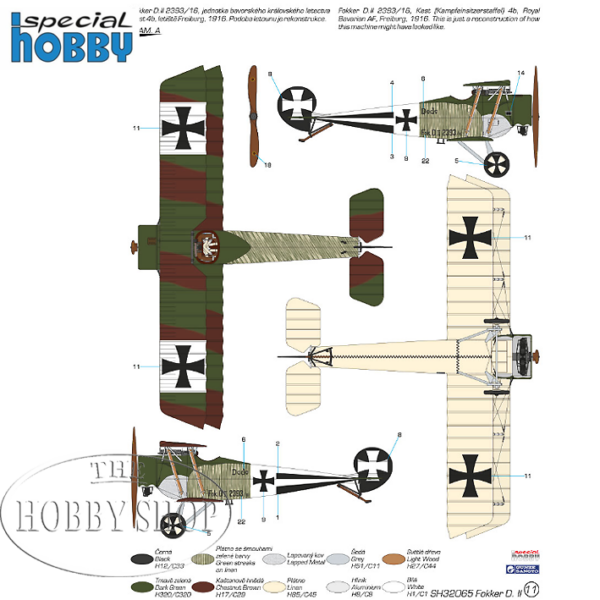 Special Hobby 1/32 Fokker D.II