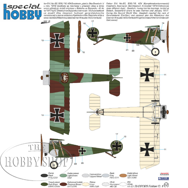 Special Hobby 1/32 Fokker D.II