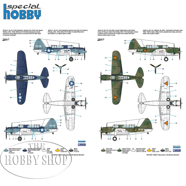 Special Hobby 1/72 SB2A-4 Buccaneer US Marines Bomber Special Hobby 1/72 SB2A-4 Buccaneer US Marines Bomber