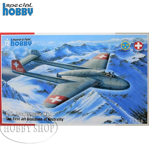 Special Hobby 1/72 DH.100 Vampire Mk.I