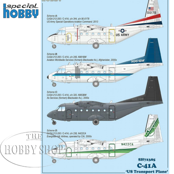 Special Hobby 1/72 C-41A US Transport Plane