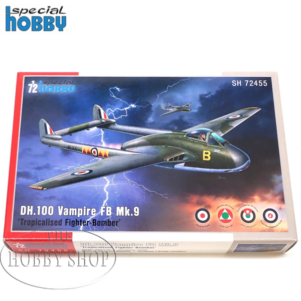 Special Hobby 1/72 DH.100 Vampite FB.Mk9 Tropical Fighter Bomber Special Hobby 1/72 DH.100 Vampite FB.Mk9 Tropical Fighter Bomber