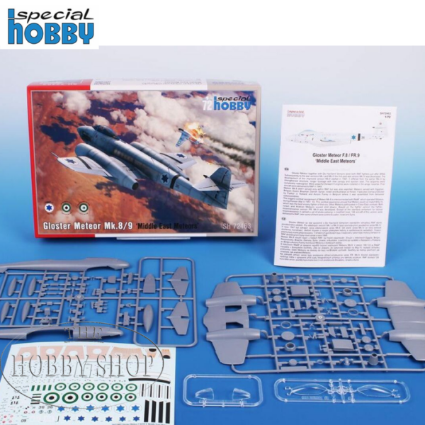 Special Hobby 1/72 Gloster Meteor Mk8/9 Middle East Meteors Special Hobby 1/72 Gloster Meteor Mk8/9 Middle East Meteors