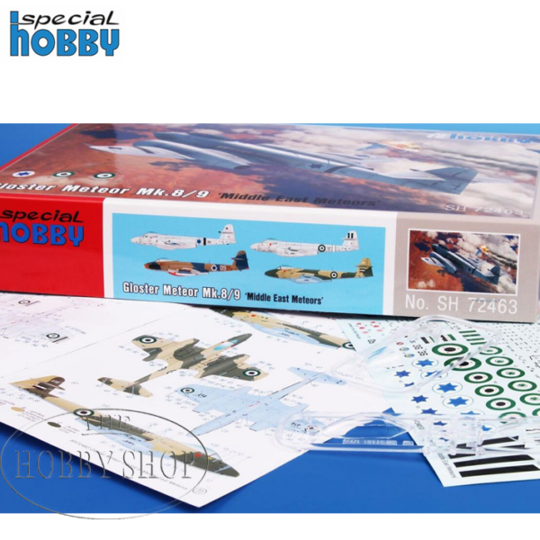 Special Hobby 1/72 Gloster Meteor Mk8/9 Middle East Meteors Special Hobby 1/72 Gloster Meteor Mk8/9 Middle East Meteors