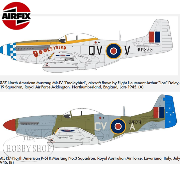 Airfix 1/48 Noth American Mustang Mk.IV/ P-51K Airfix 1/48 Noth American Mustang Mk.IV/ P-51K