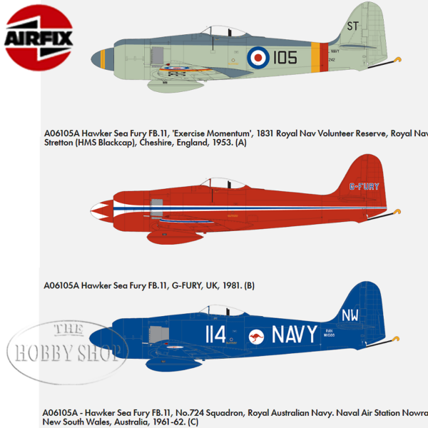 Airfix 1/48 Hawker Sea Fury FB.II
