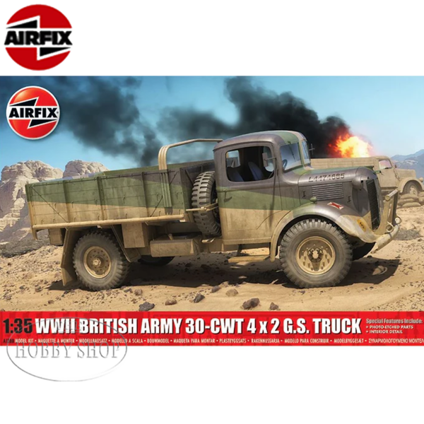 Airfix 1/35 WWII British Army 30-cwt 4x2 GS Truck Airfix 1/35 WWII British Army 30-cwt 4x2 GS Truck