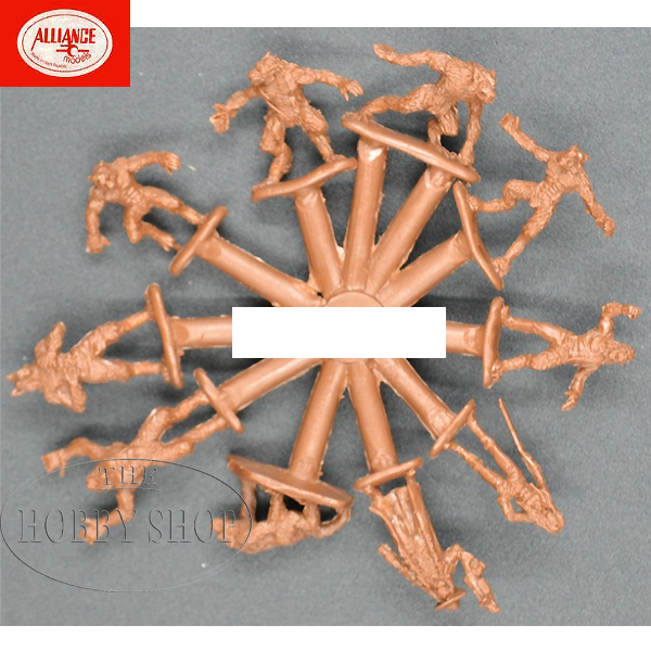 Alliance 1/72 Werewolves (x40 figures. 10 poses)
