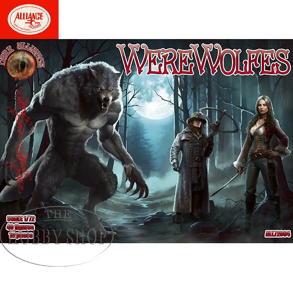 Alliance 1/72 Werewolves (x40 figures. 10 poses)