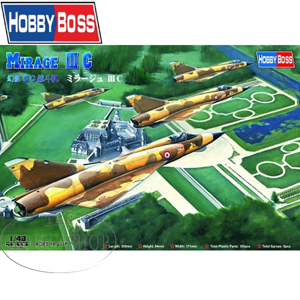 Hobby Boss  1/48 Mirage IIIC Fighter with SAAF Decals