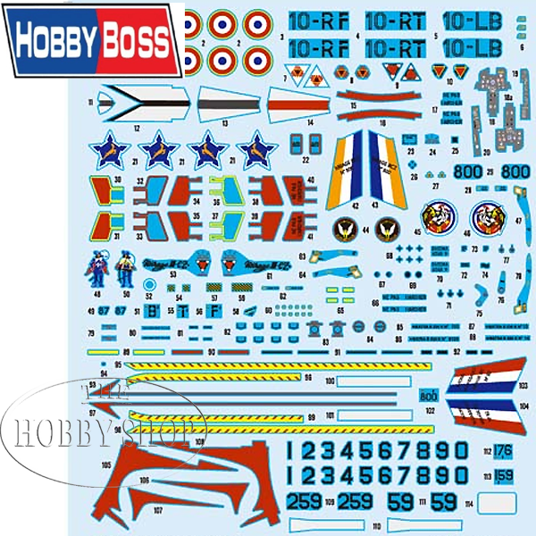 Hobby Boss  1/48 Mirage IIIC Fighter with SAAF Decals