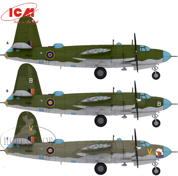 ICM 1/48 Marauder Mk.III WWII RAF/ SAAF Bomber