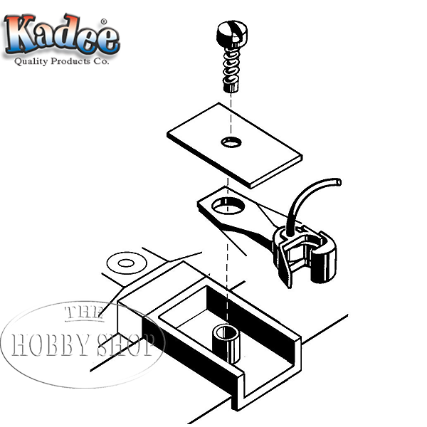 Kadee HO #118 Shelf Whisker Metal Couplers Medium (2 Pair)