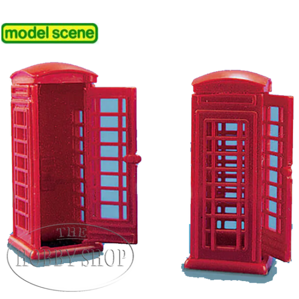 4 piece kits to make 2 Telephone Boxes