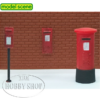 Model Scene OO/HO Post Boxes (x3)