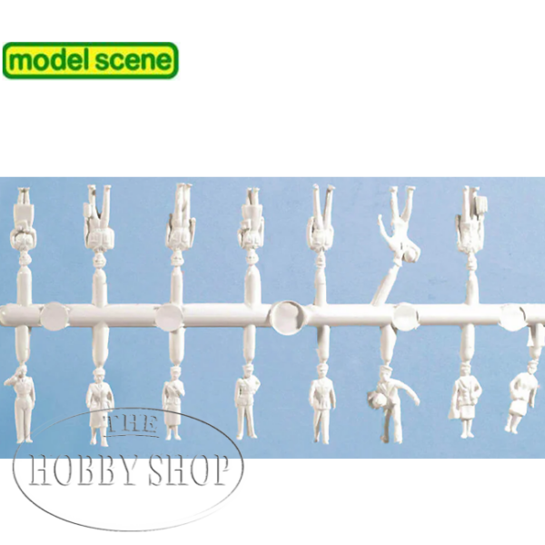 OO/HO Unpainted Army Navy Personnel (x15)