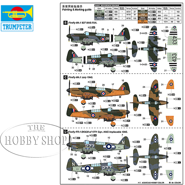 Trumpeter 1/48 Fairey Firefly Mk.I