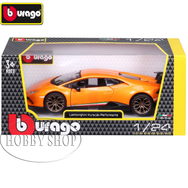 Bburago 1/24 Lamborghini Huracan Performante Assort Colors Bburago 1/24 Lamborghini Huracan Performante Assort Colors