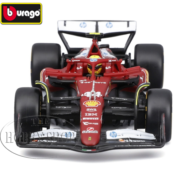 Bburago 1/43 Ferrari F1 SF-2025 with Helmut Lewis Hamilton #44