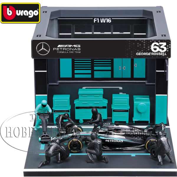 1/43 Mercedes AMG F1 W16 2025 Pit Pass #63 George Russel