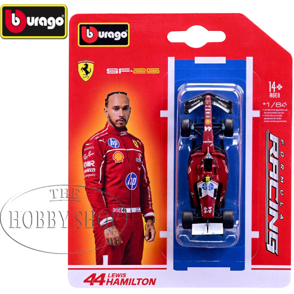 Bburago 1/64 Ferrari F1 SF-25 2025 LeClerc/ Hamilton