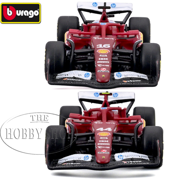 Bburago 1/64 Ferrari F1 SF-25 2025 LeClerc/ Hamilton