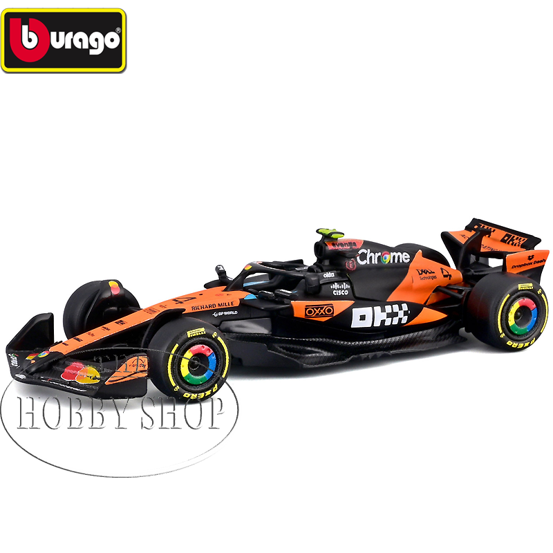 ミニカー McLaren F1 Bburago 1/64 McLaren F1 MCL39 2025 #4 Lando Norris - The Hobby Shop