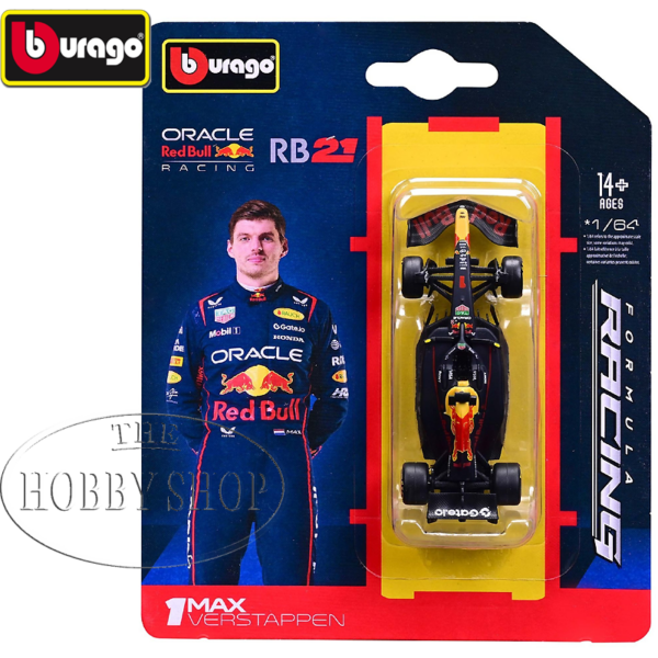 Bburago 1/64 Red Bull F1 RB21 2025 #1 Max Verstappen Bburago 1/64 Red Bull F1 RB21 2025 #1 Max Verstappen