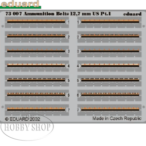 1/72 US Ammunition Belts 12.7mm